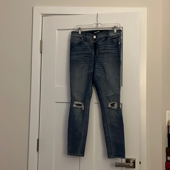 Express jeans, Size 8R, Dark Wash - Picture 1 of 5